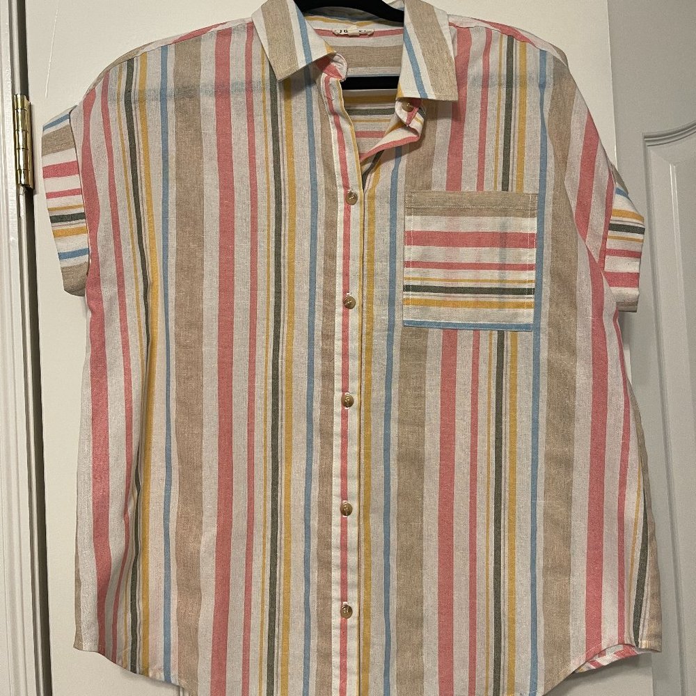 Striped Button Down